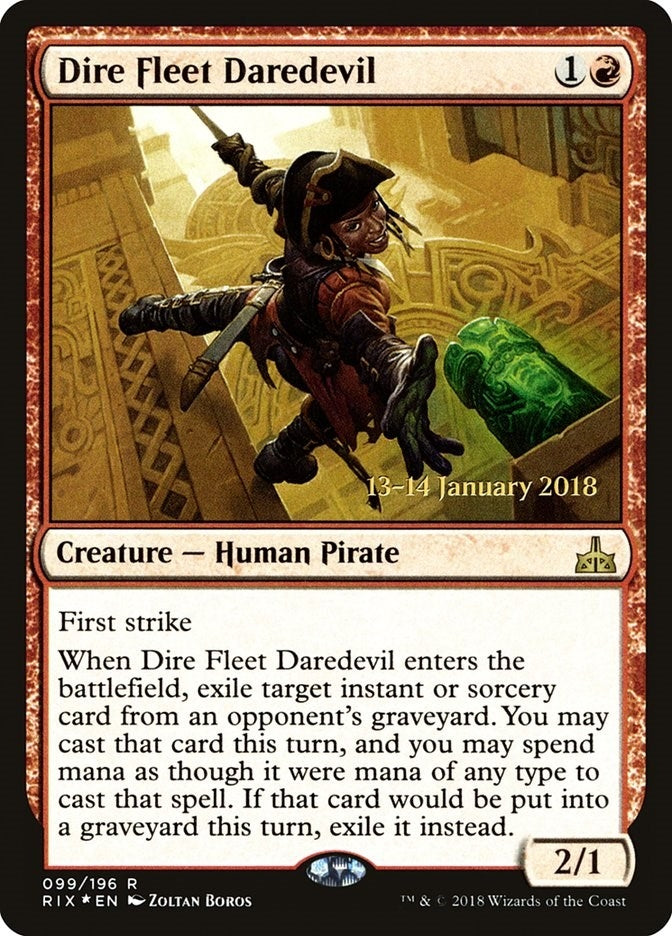 Image for Dire Fleet Daredevil (99) (Prerelease Cards) - Magic: The Gathering