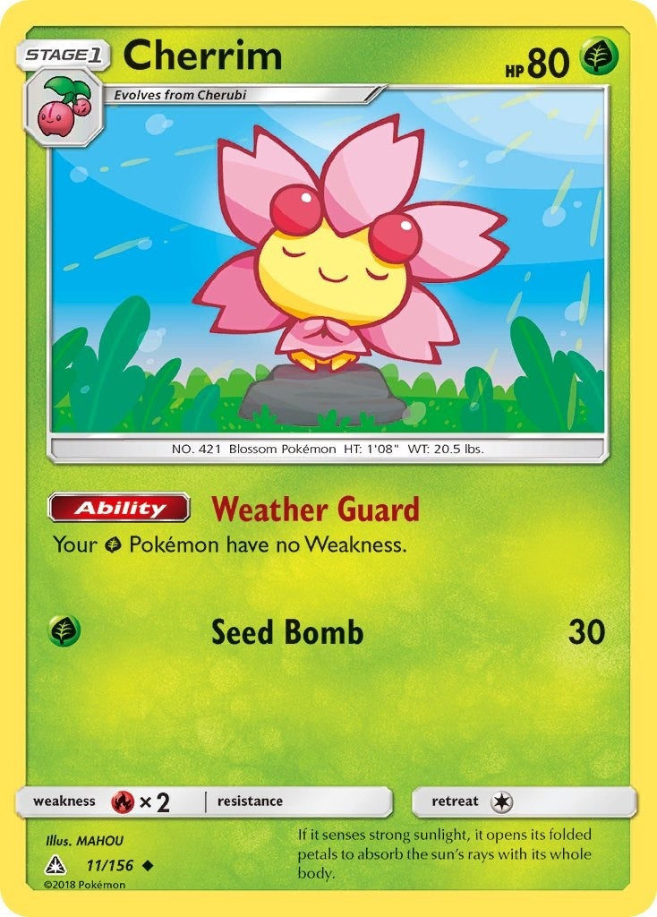 Image for Cherrim (11/156) (SM - Ultra Prism) - Pokemon
