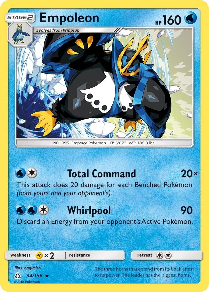 Image for Empoleon (34/156) (SM - Ultra Prism) - Pokemon