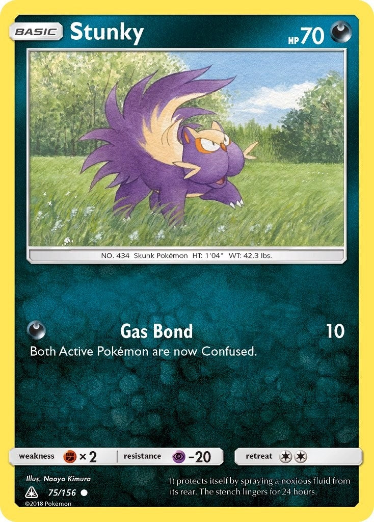 Image for Stunky (75/156) (SM - Ultra Prism) - Pokemon