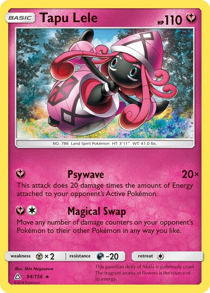 Image for Tapu Lele (94/156) (SM - Ultra Prism) - Pokemon
