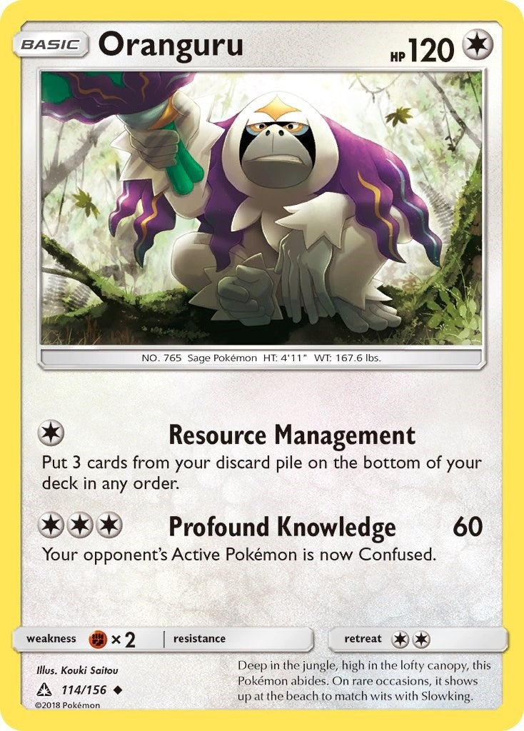 Image for Oranguru (114/156) (SM - Ultra Prism) - Pokemon