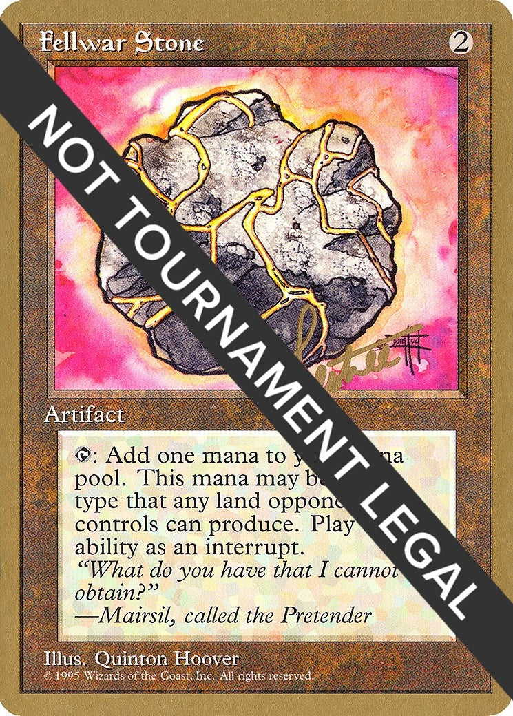 Image for Fellwar Stone - 1996 Bertrand Lestree (4ED) (World Championship Decks) - Magic: The Gathering
