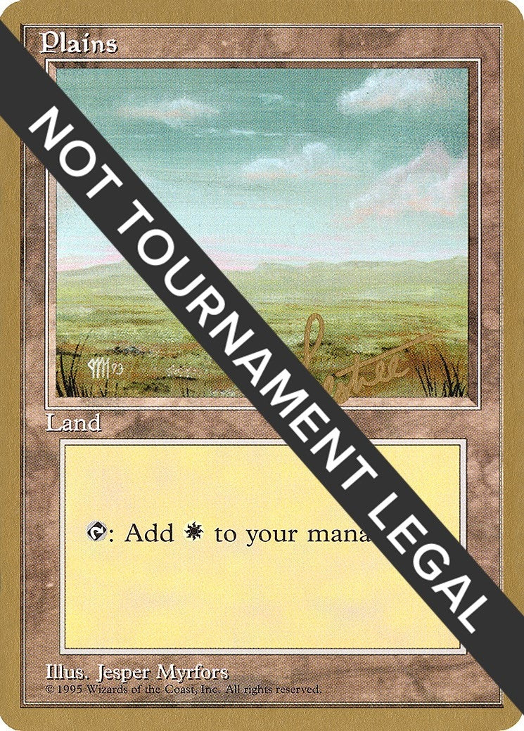 Image for Plains (C) - 1996 Bertrand Lestree (4ED) (World Championship Decks) - Magic: The Gathering
