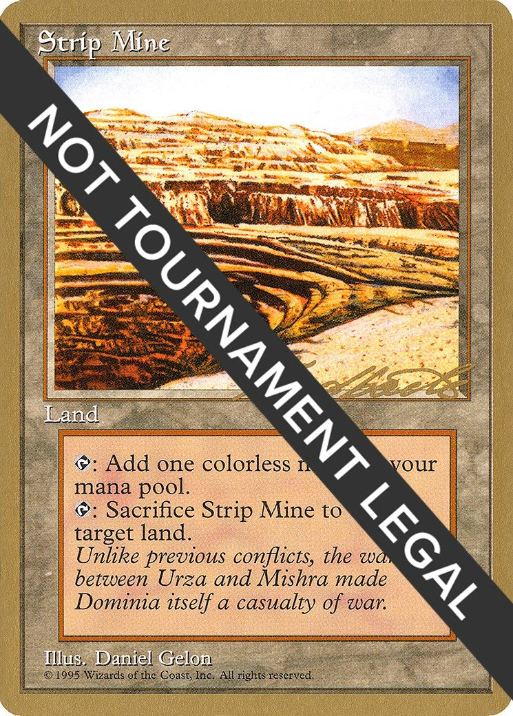 Image for Strip Mine - 1996 Leon Lindback (4ED) (World Championship Decks) - Magic: The Gathering