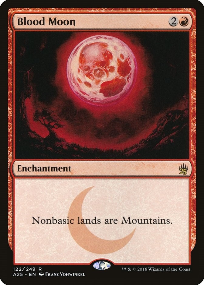 Image for Blood Moon (122) (Masters 25) - Magic: The Gathering