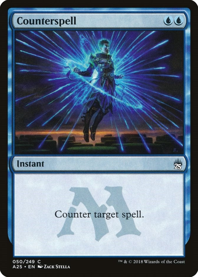 Image for Counterspell (50) (Masters 25) - Magic: The Gathering