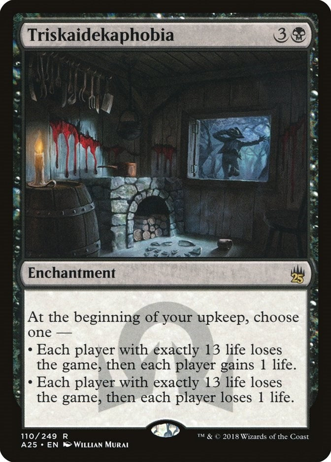 Image for Triskaidekaphobia (110) (Masters 25) - Magic: The Gathering