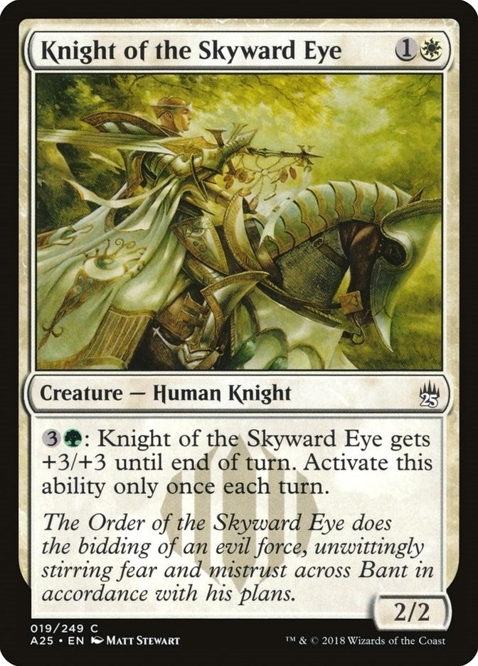 Image for Knight of the Skyward Eye (19) (Masters 25) - Magic: The Gathering