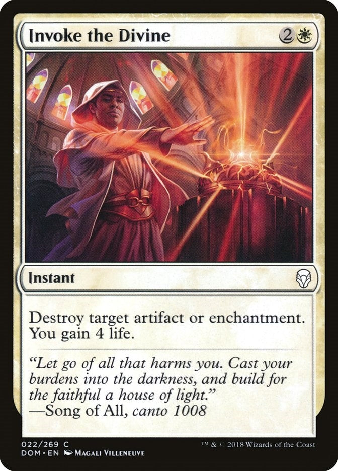 Image for Invoke the Divine (22) (Dominaria) - Magic: The Gathering