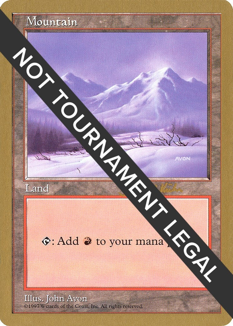 Image for Mountain (430) - 1997 Janosch Kuhn (5ED) (World Championship Decks) - Magic: The Gathering