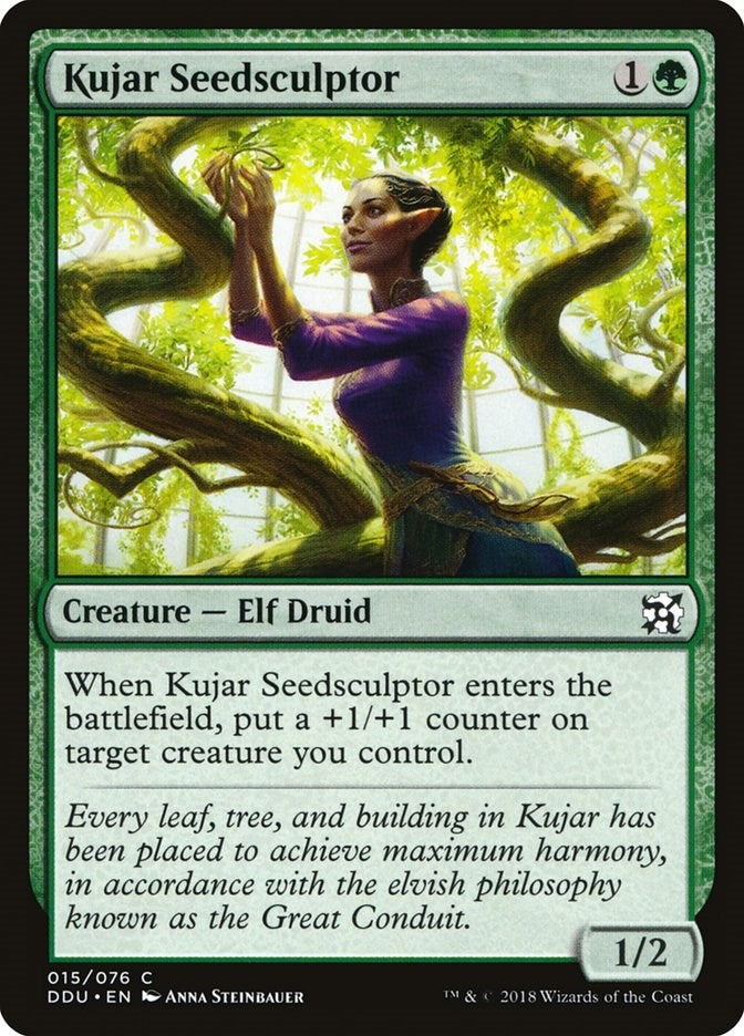Image for Kujar Seedsculptor (15) (Duel Decks: Elves vs. Inventors) - Magic: The Gathering