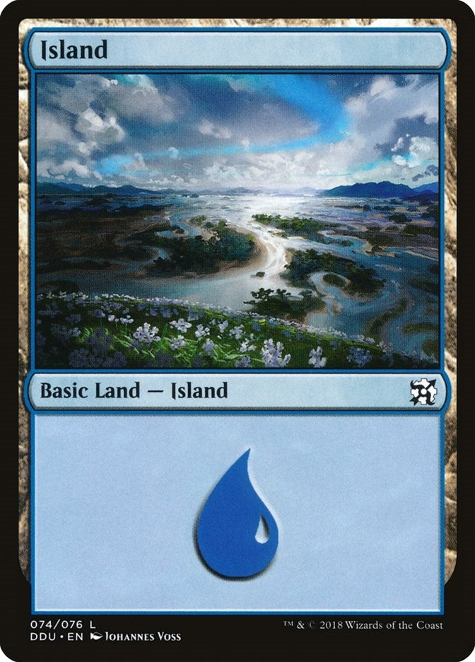 Image for Island (074) (74) (Duel Decks: Elves vs. Inventors) - Magic: The Gathering