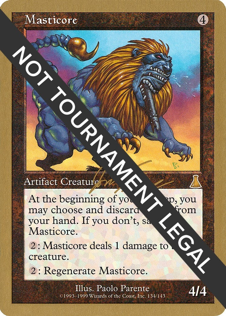 Image for Masticore - 2000 Jon Finkel (UDS) (World Championship Decks) - Magic: The Gathering