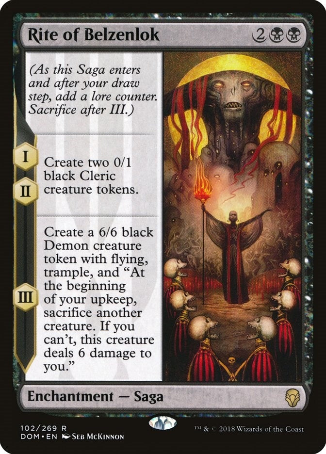Image for Rite of Belzenlok (102) (Dominaria) - Magic: The Gathering