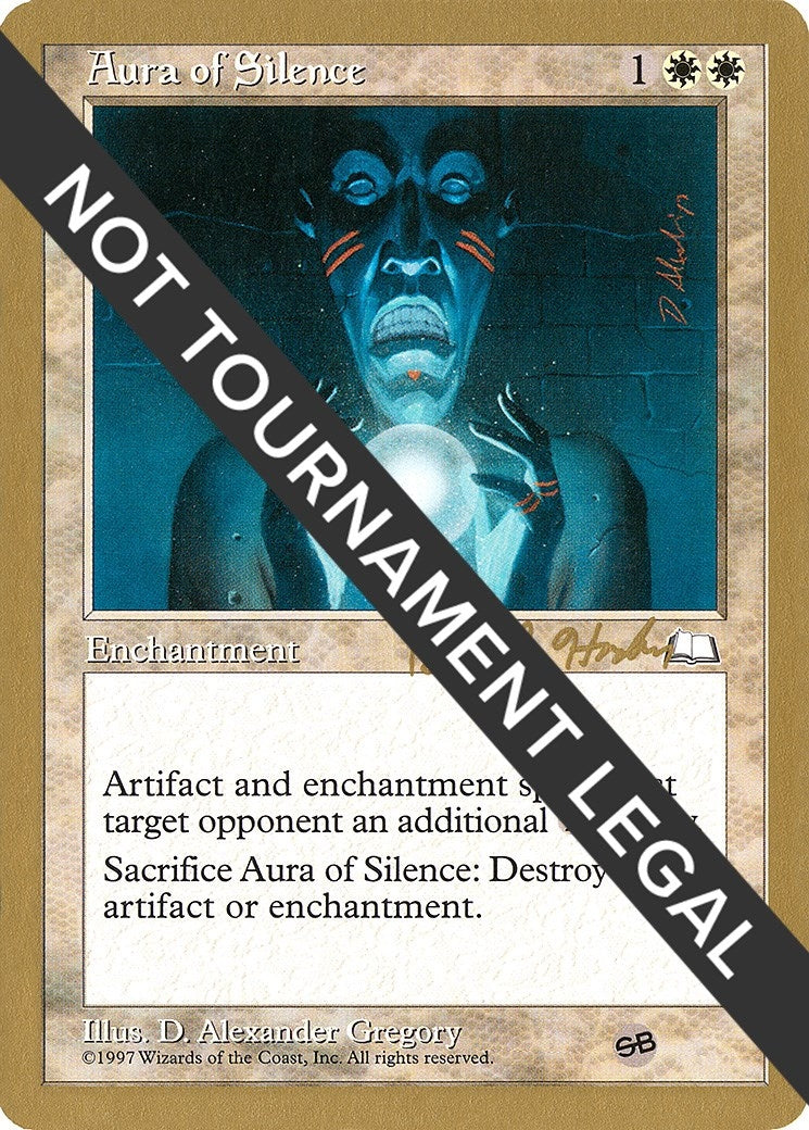 Image for Aura of Silence - 1998 Brian Hacker (WTH) (SB) (World Championship Decks) - Magic: The Gathering