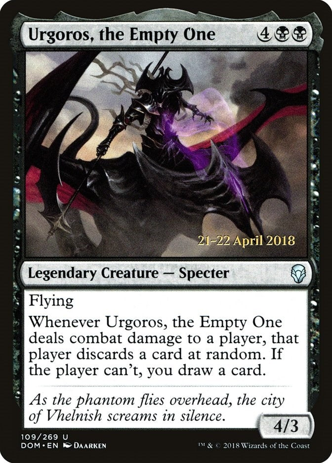 Image for Urgoros, the Empty One (109) (Prerelease Cards) - Magic: The Gathering