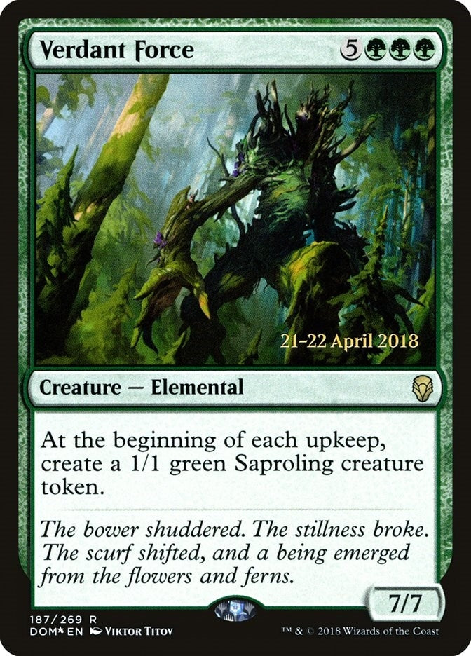 Image for Verdant Force (187) (Prerelease Cards) - Magic: The Gathering