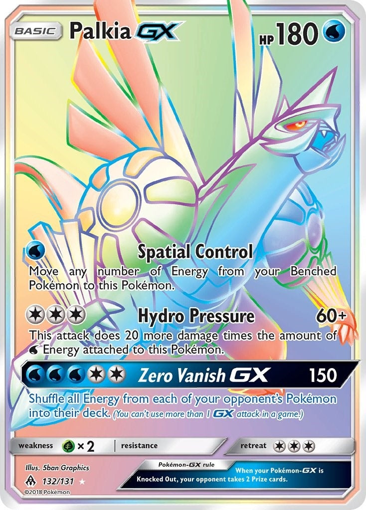 Image for Palkia GX (Secret) (132/131) (SM - Forbidden Light) - Pokemon