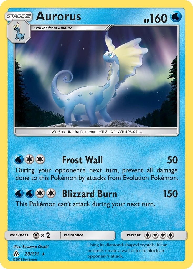 Image for Aurorus (28/131) (SM - Forbidden Light) - Pokemon
