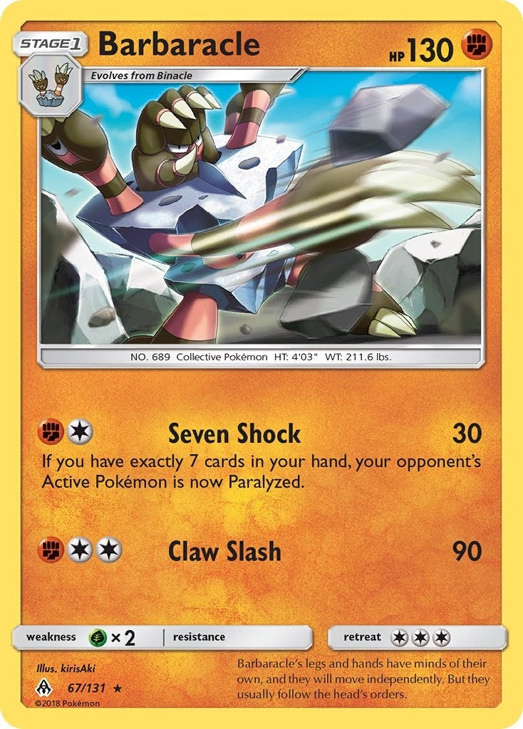 Image for Barbaracle (67/131) (SM - Forbidden Light) - Pokemon