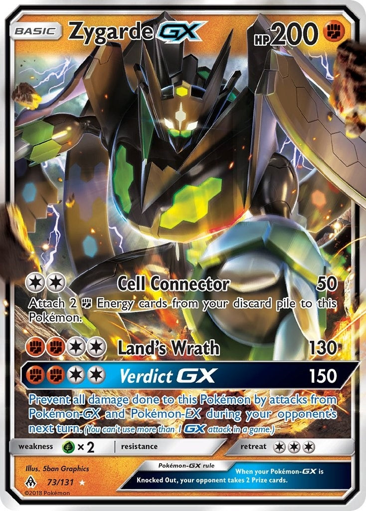 Image for Zygarde GX (73/131) (SM - Forbidden Light) - Pokemon