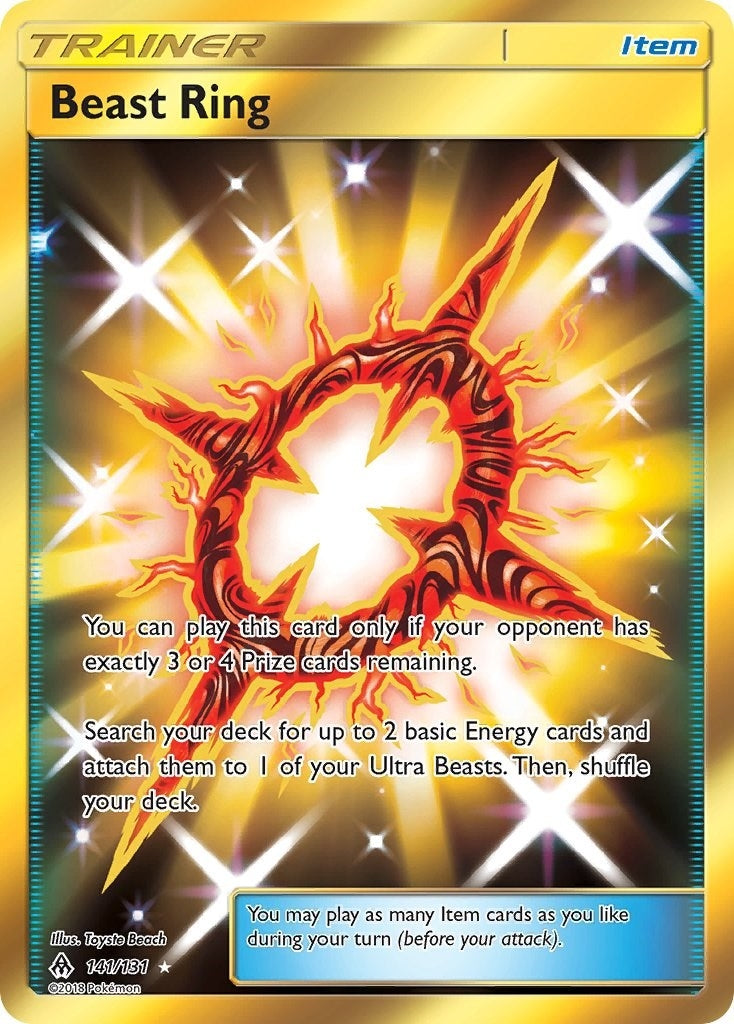 Image for Beast Ring (Secret) (141/131) (SM - Forbidden Light) - Pokemon
