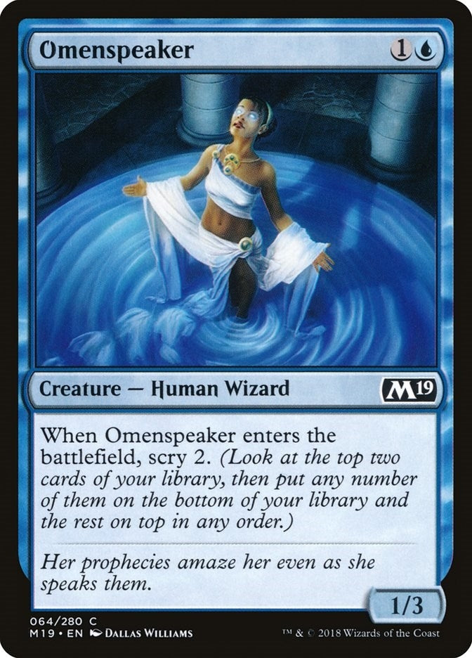 Image for Omenspeaker (64) (Core Set 2019) - Magic: The Gathering