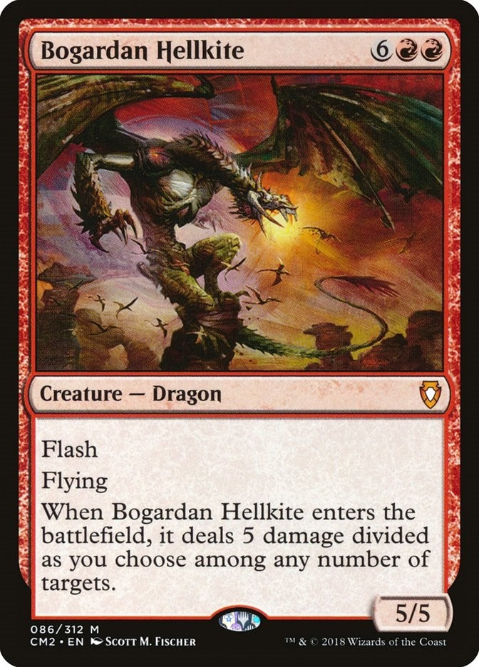 Image for Bogardan Hellkite (86) (Commander Anthology Volume II) - Magic: The Gathering