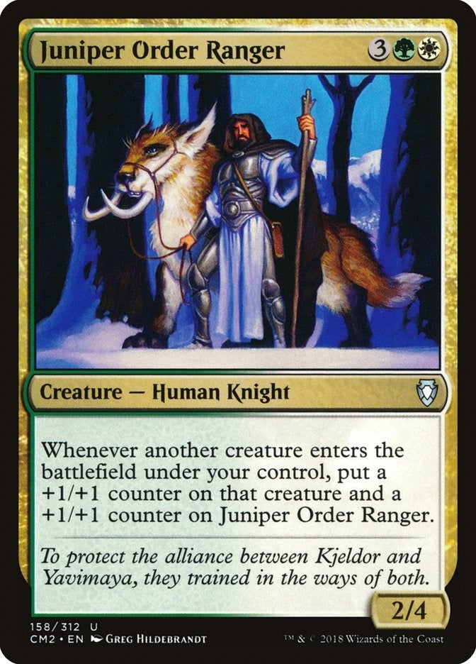 Image for Juniper Order Ranger (158) (Commander Anthology Volume II) - Magic: The Gathering