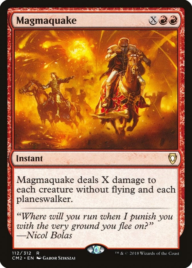 Image for Magmaquake (112) (Commander Anthology Volume II) - Magic: The Gathering