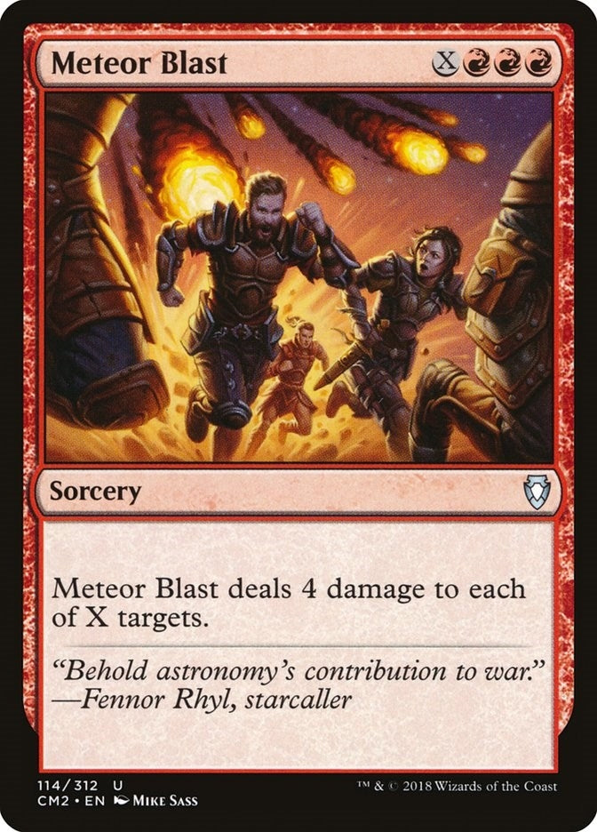 Image for Meteor Blast (114) (Commander Anthology Volume II) - Magic: The Gathering