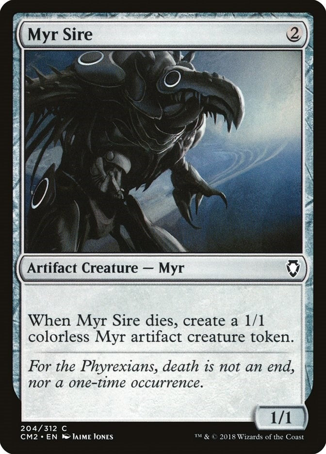 Image for Myr Sire (204) (Commander Anthology Volume II) - Magic: The Gathering