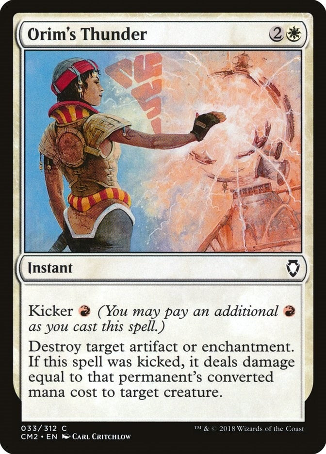Image for Orim's Thunder (33) (Commander Anthology Volume II) - Magic: The Gathering