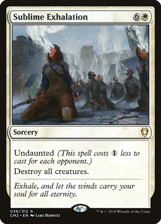 Image for Sublime Exhalation (36) (Commander Anthology Volume II) - Magic: The Gathering