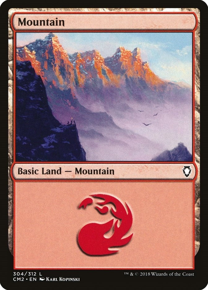 Image for Mountain (304) (304) (Commander Anthology Volume II) - Magic: The Gathering