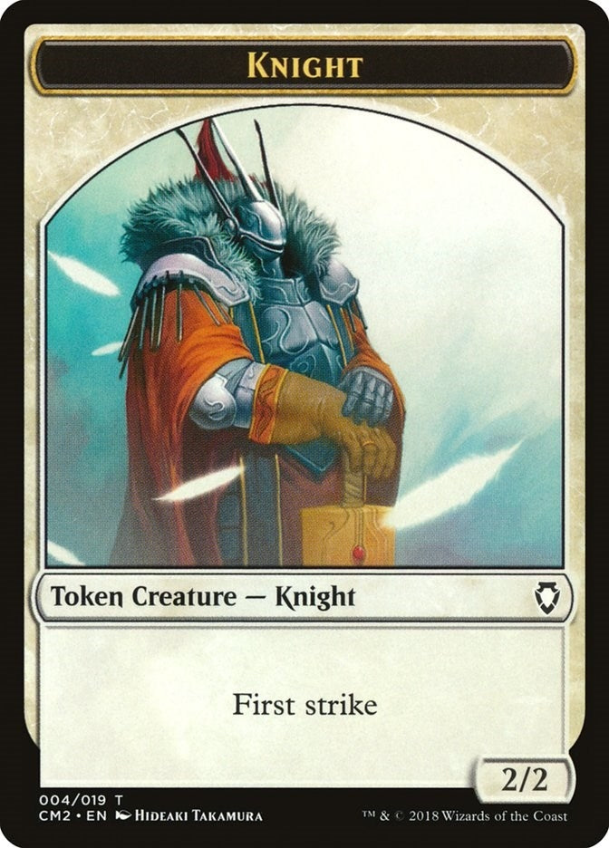 Image for Knight Token (4) (Commander Anthology Volume II) - Magic: The Gathering
