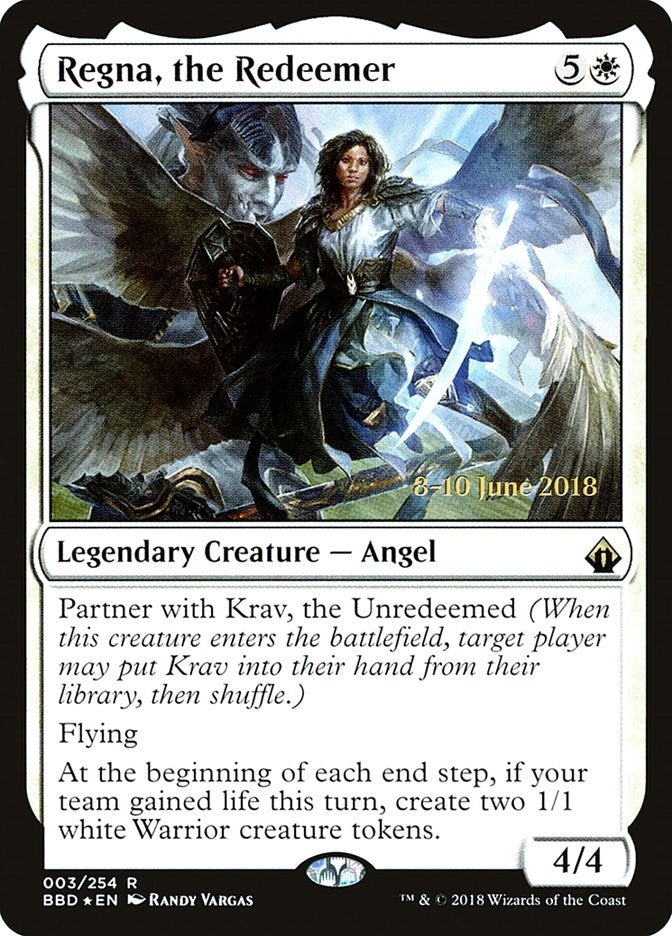Image for Regna, the Redeemer (3) (Launch Party & Release Event Promos) - Magic: The Gathering