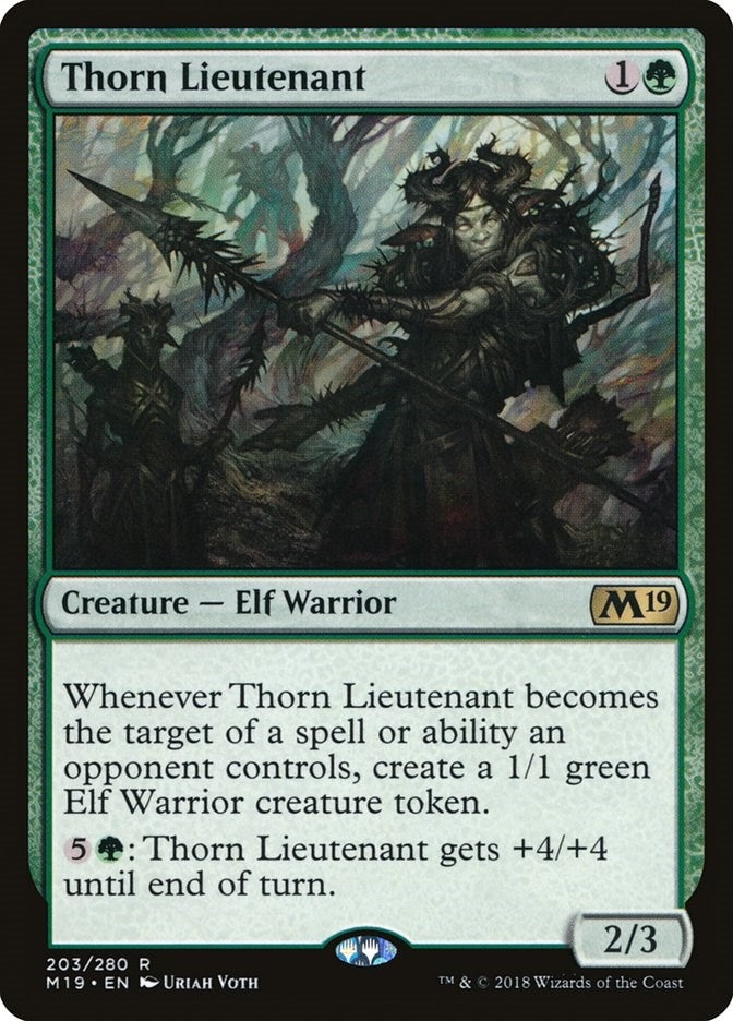 Image for Thorn Lieutenant (203) (Core Set 2019) - Magic: The Gathering
