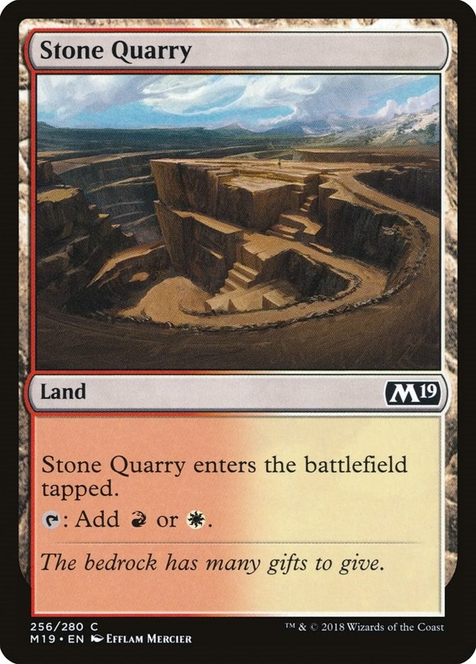 Image for Stone Quarry (256) (Core Set 2019) - Magic: The Gathering