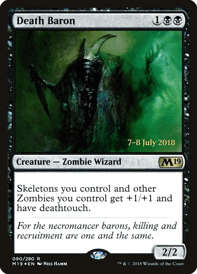 Image for Death Baron (90) (Prerelease Cards) - Magic: The Gathering