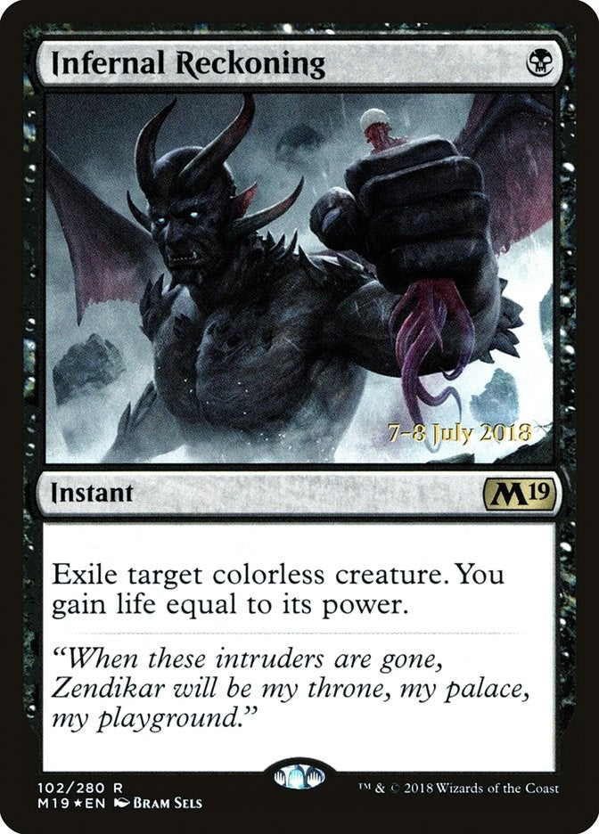 Image for Infernal Reckoning (102) (Prerelease Cards) - Magic: The Gathering