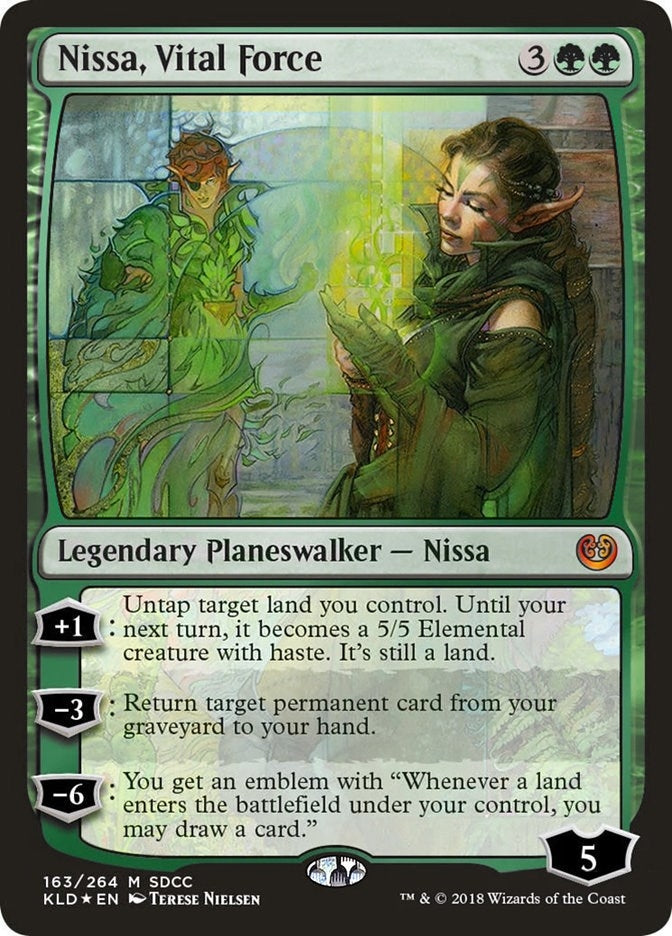 Image for Nissa, Vital Force (SDCC 2018 Exclusive) (163) (Media Promos) - Magic: The Gathering