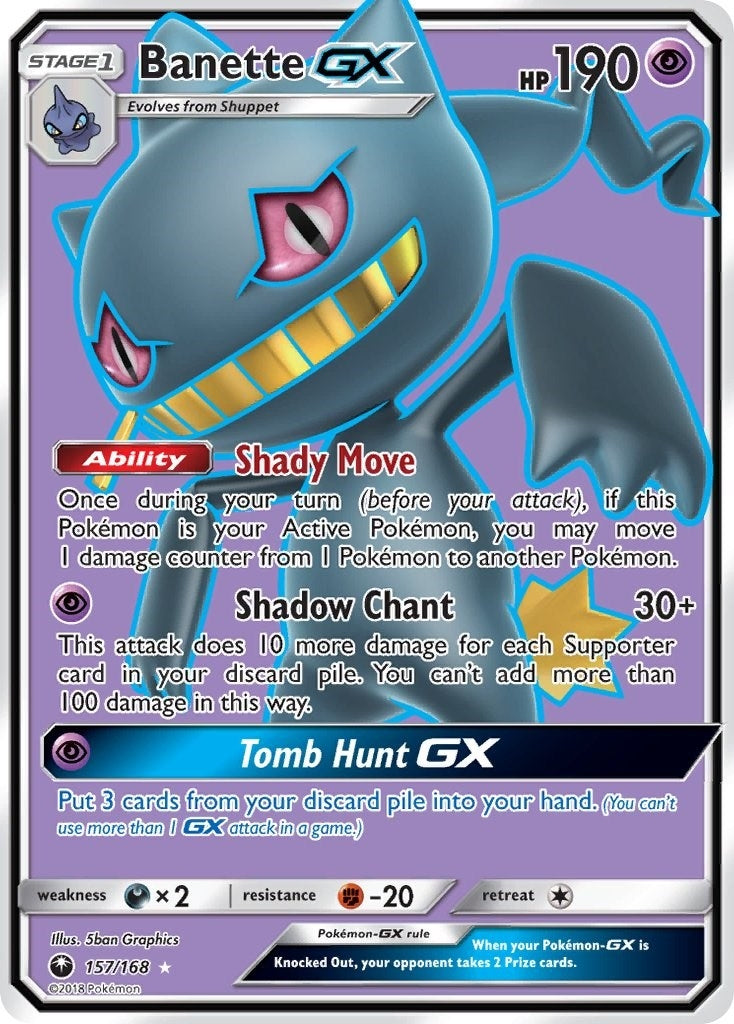 Image for Banette GX (Full Art) (157/168) (SM - Celestial Storm) - Pokemon