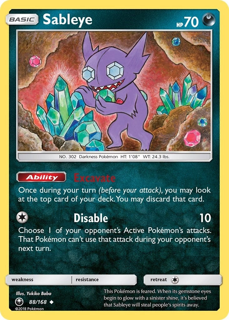Image for Sableye (88/168) (SM - Celestial Storm) - Pokemon