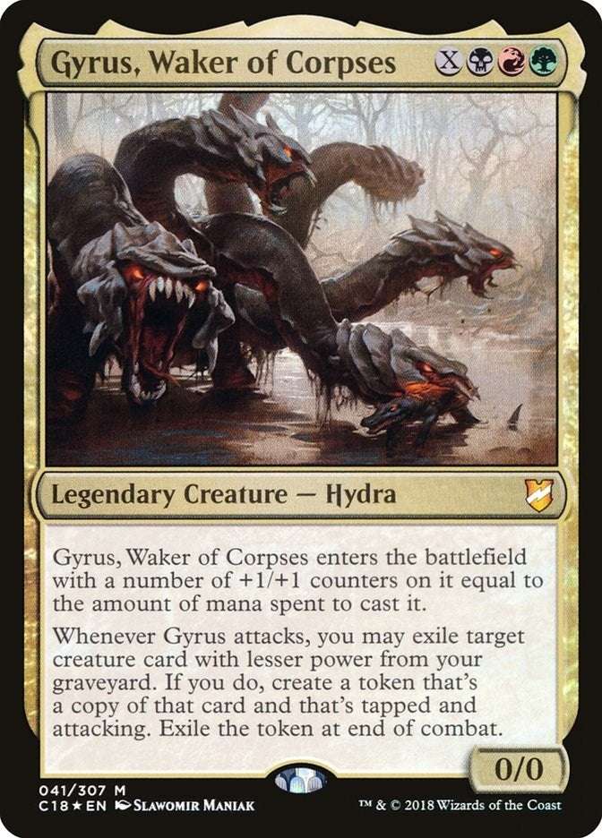 Image for Gyrus, Waker of Corpses (41) (Commander 2018) - Magic: The Gathering