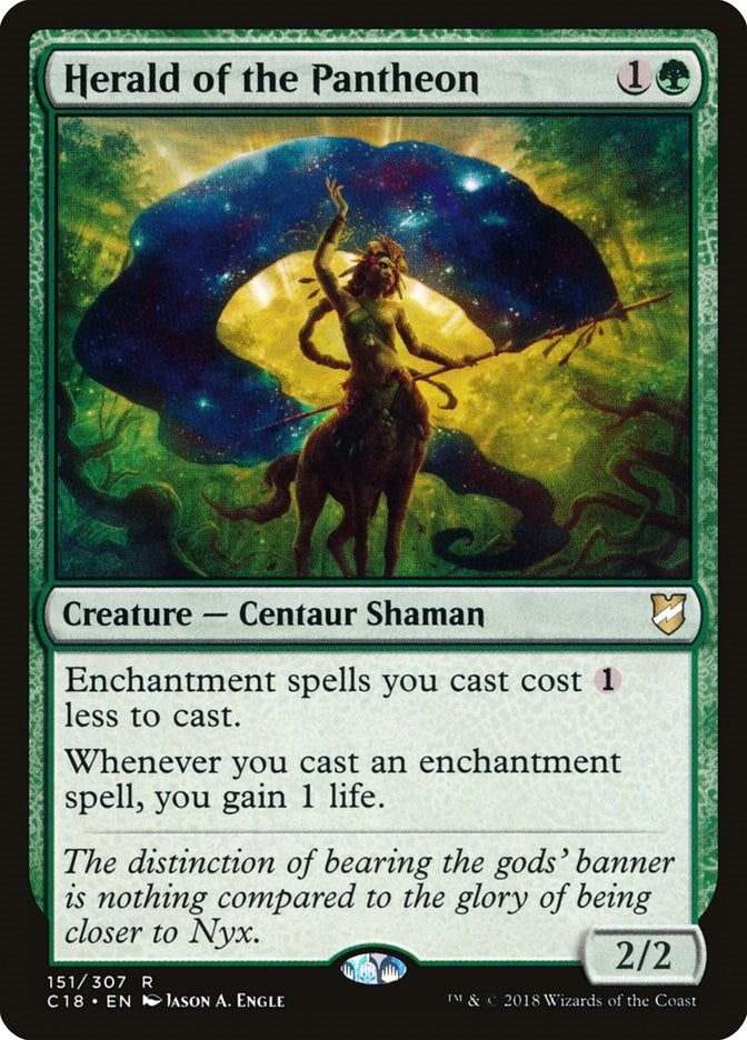 Image for Herald of the Pantheon (151) (Commander 2018) - Magic: The Gathering