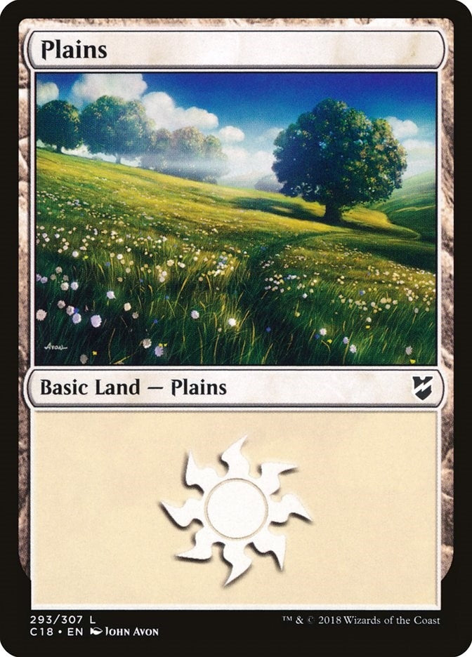 Image for Plains (293) (293) (Commander 2018) - Magic: The Gathering