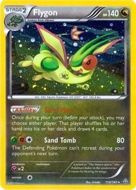 Image for Flygon - 110/160 (Cosmos Holo) (110/160) (Blister Exclusives) - Pokemon
