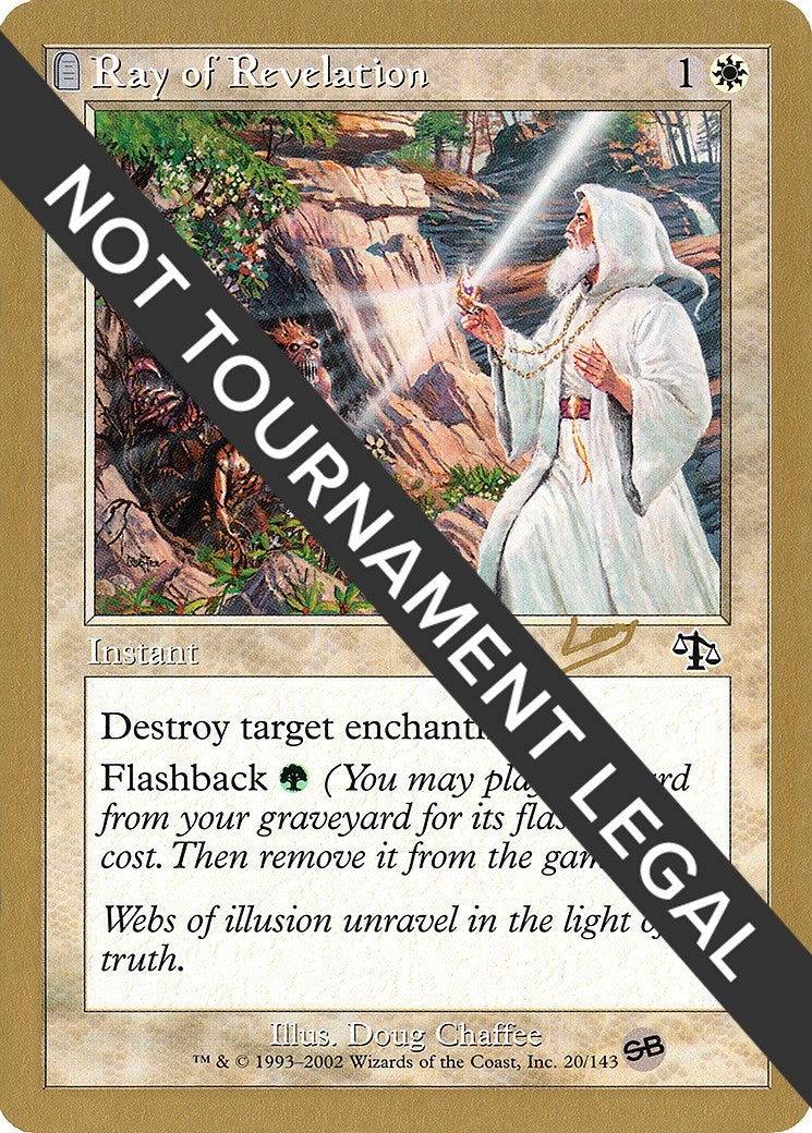 Image for Ray of Revelation - 2002 Raphael Levy (JUD) (SB) (World Championship Decks) - Magic: The Gathering